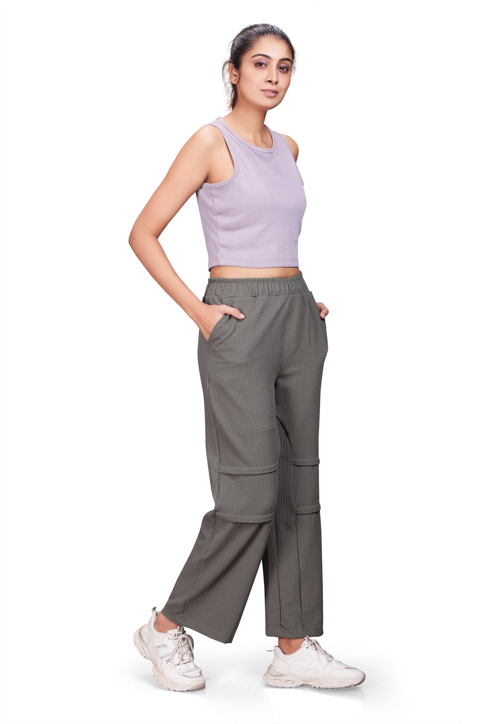 Textured Relaxed Fit Pant
