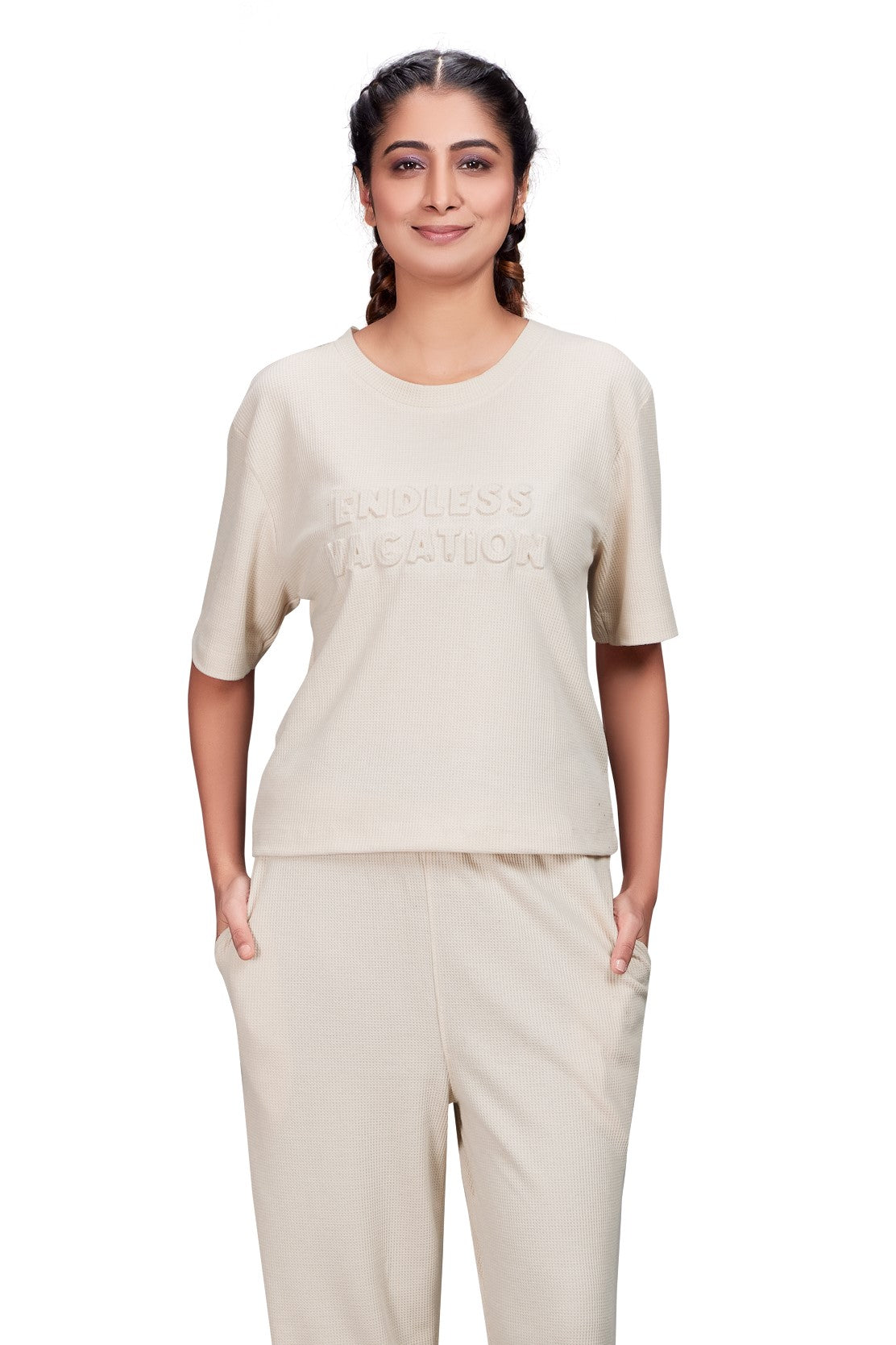 WAFFLE KNIT CO-ORD SET