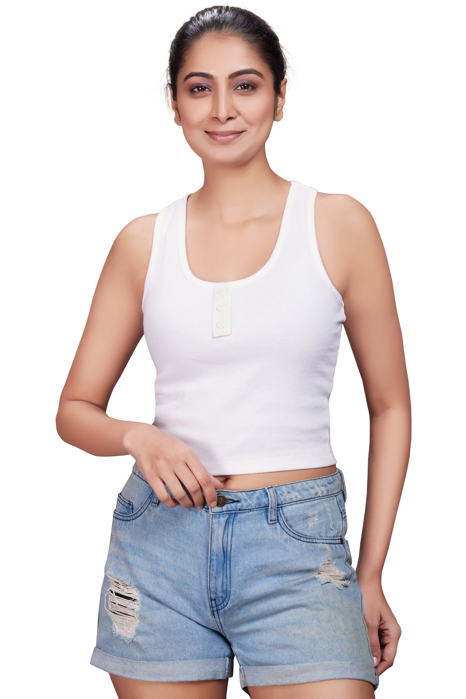 BASIC RACER BACK CROP TOP