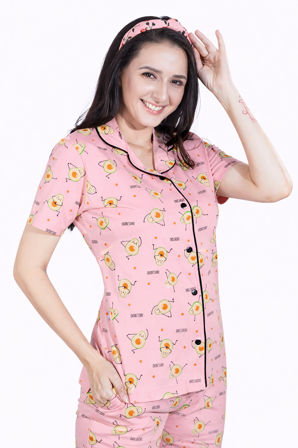 Collared Pyjama Set