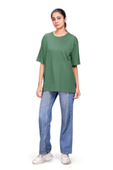 WOMENS SOLID OVERSIZED T-SHIRT
