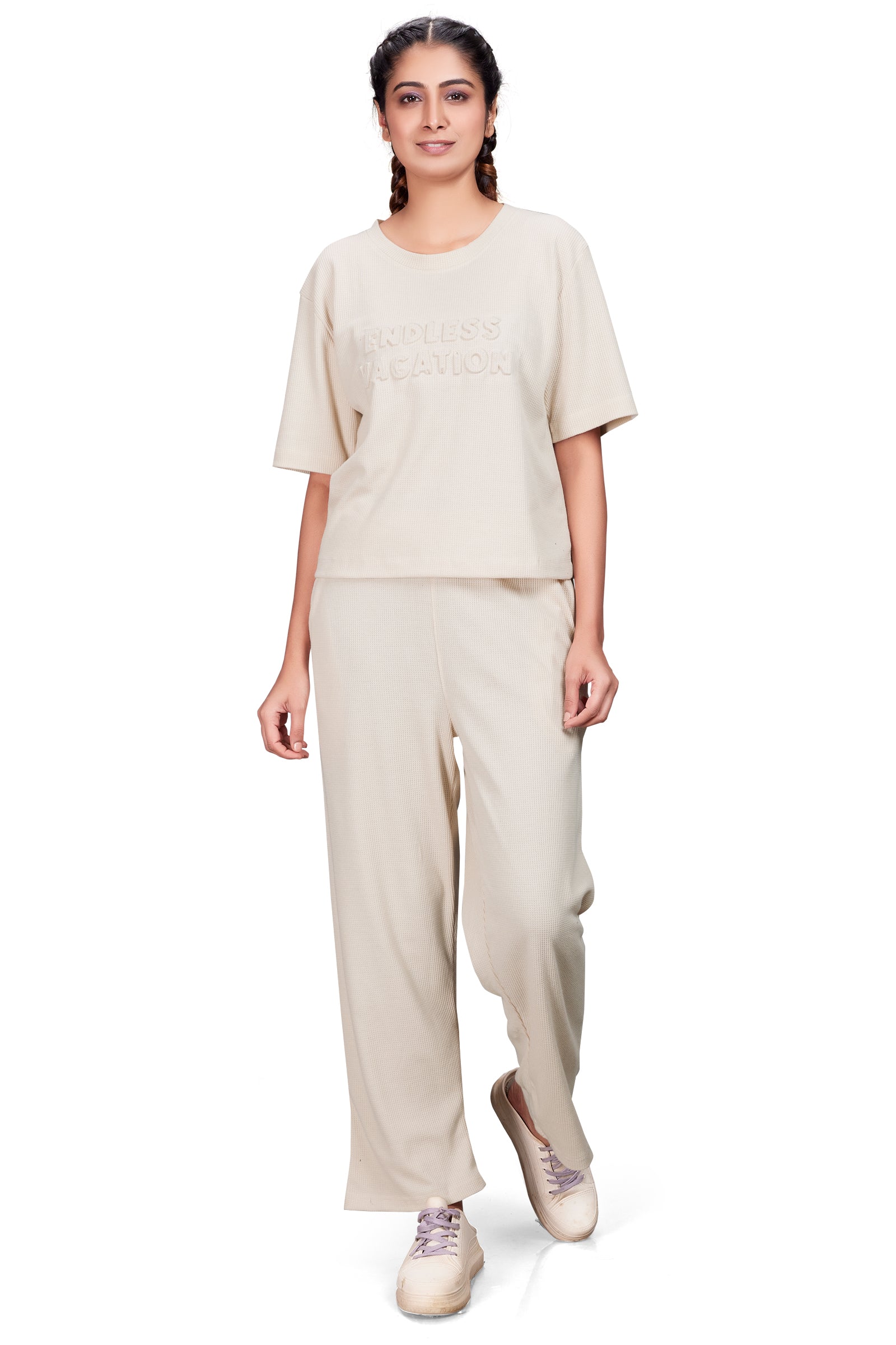 WAFFLE KNIT CO-ORD SET