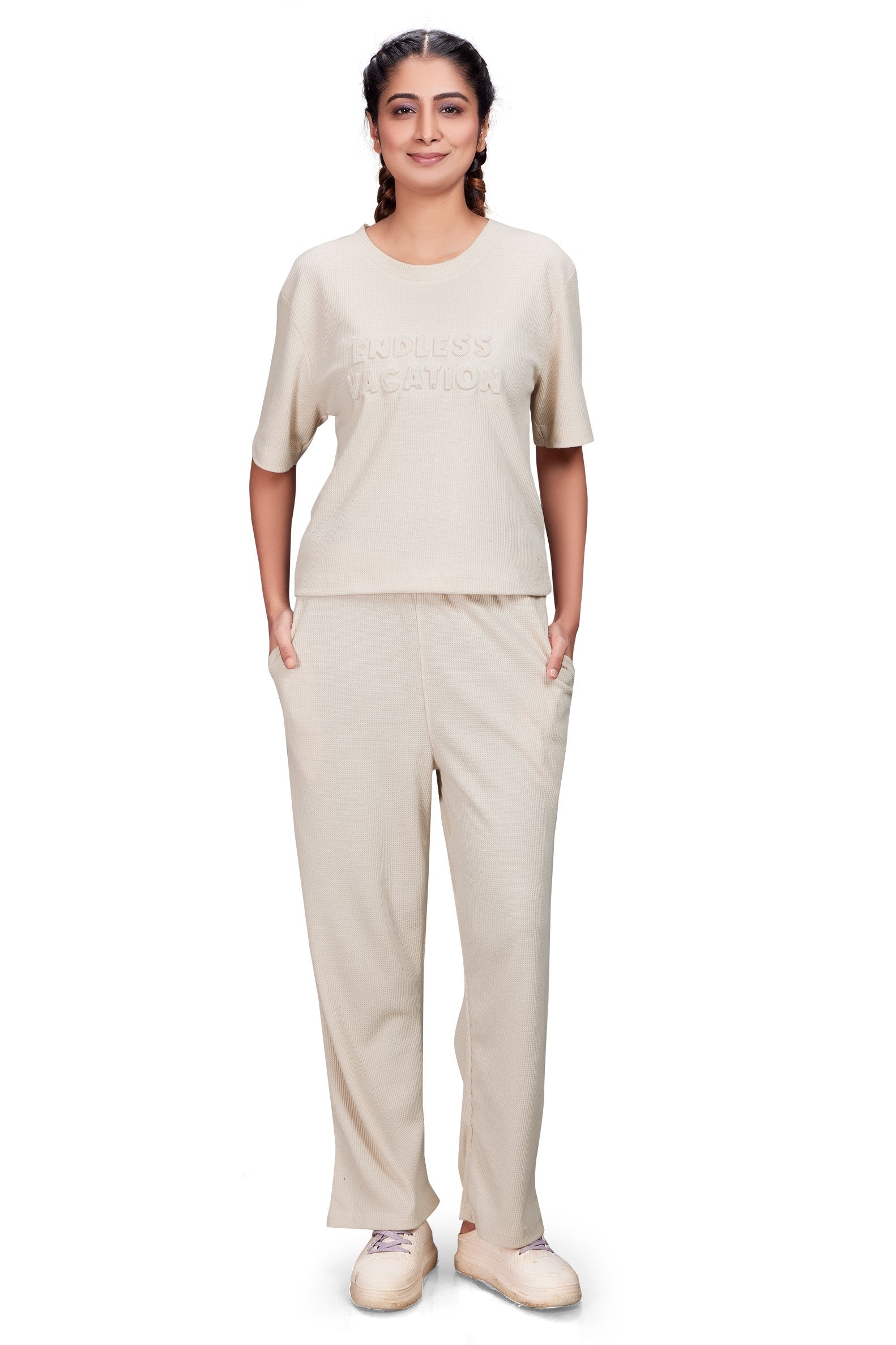 WAFFLE KNIT CO-ORD SET