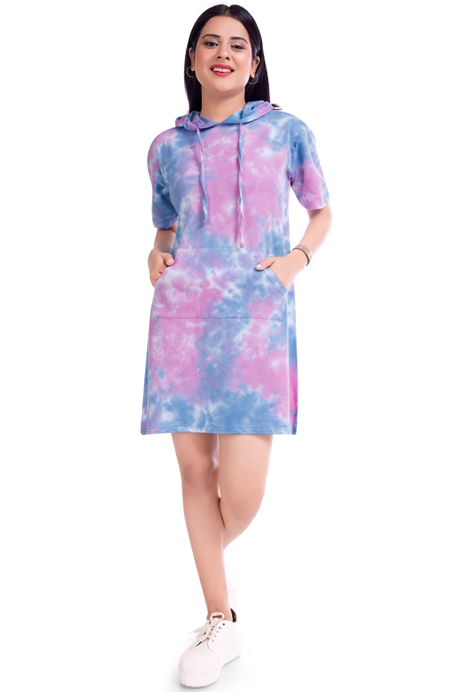 Tie & Dye Hoodie Dress