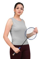 Sleevless Activewear Crop Top