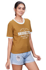 COTTON RIB NECK CROP TOP