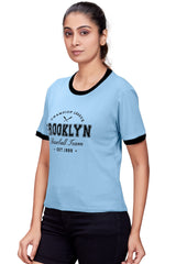 COTTON RIB NECK CROP TOP