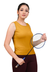 Sleevless Activewear Crop Top