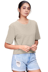 TEXTURED CROP TOP