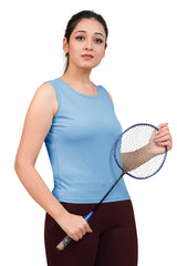 Sleevless Activewear Crop Top