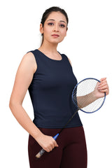 Sleevless Activewear Crop Top