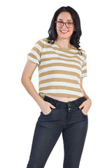 Striped Crop Top