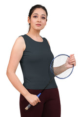 Sleevless Activewear Crop Top