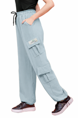 High Rise Relaxed Fit Cargo Pant
