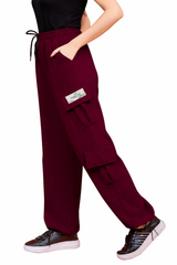 High Rise Relaxed Fit Cargo Pant