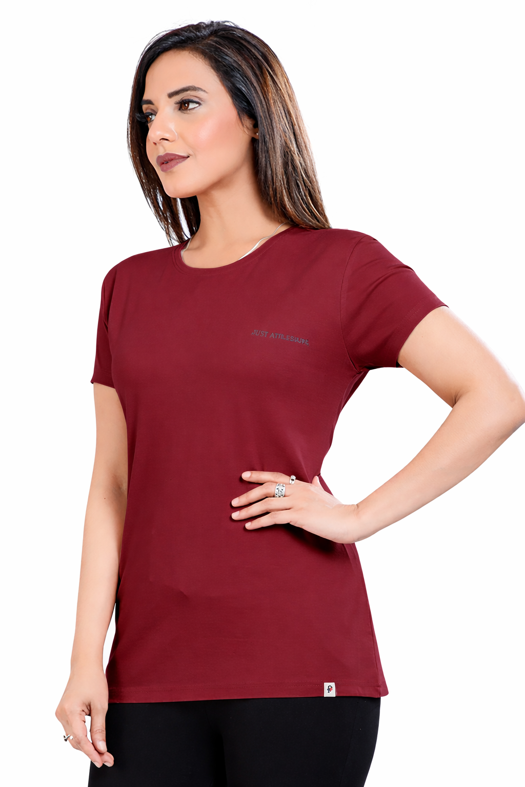 Fitflex Solid Regular Fit Sports T-shirt