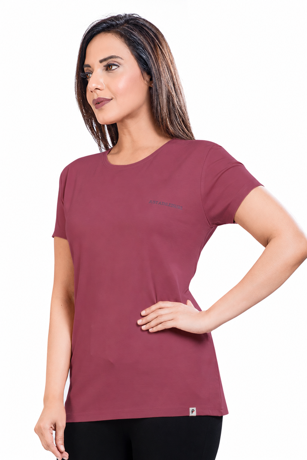 Fitflex Solid Regular Fit Sports T-shirt