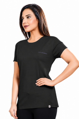 Fitflex Solid Regular Fit Sports T-shirt